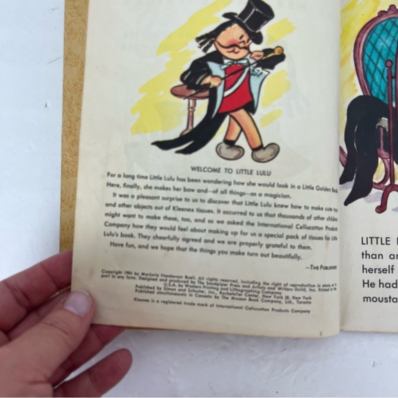 RARE-VTG-Little Golden Book-Little Lulu & her magic tricks. - Picture 11 of 16